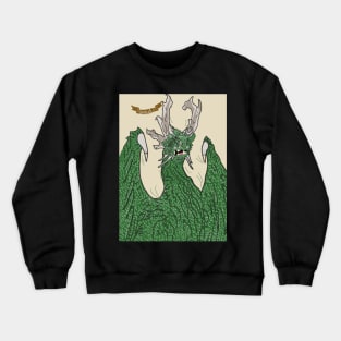 Dark Green Dragon - Greed (Dragons Collection) Crewneck Sweatshirt